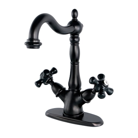 Kingston Brass KS1495PKX Duchess 2-Handle Vessel Sink Faucet, Oil Rubbed Bronze KS1495PKX